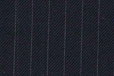 Navy with Ivory Pin Stripe