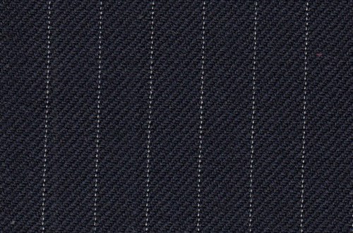 Navy with Ivory Pin Stripe