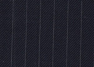 Navy with Ivory Pin Stripe