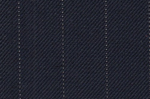 Navy with Ivory Pin Stripe