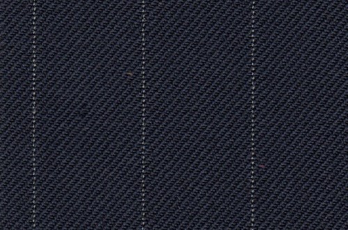 Navy with White Pin Stripe