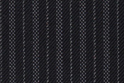 Black with Silver Stripes