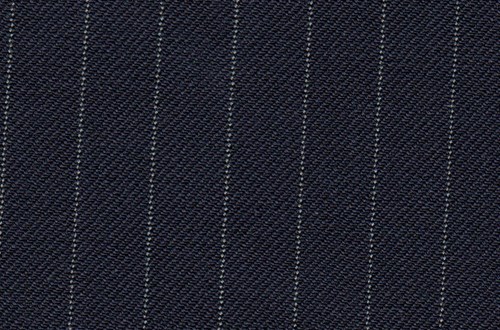 Navy with white pin stripe