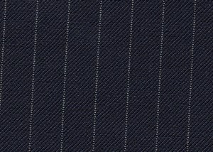 Navy with white pin stripe