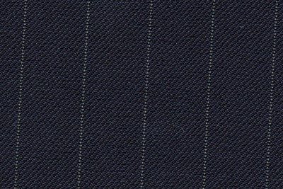 Navy with white pin stripe