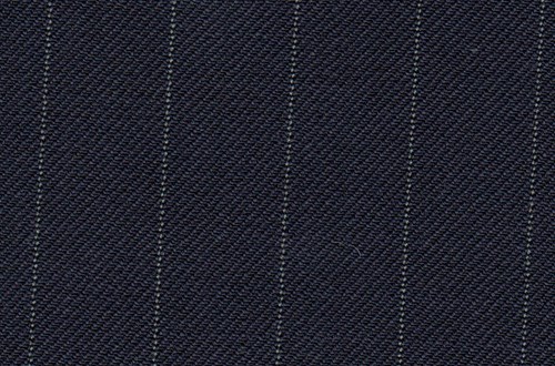 Navy with white pin stripe