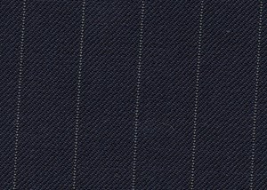 Navy with white pin stripe