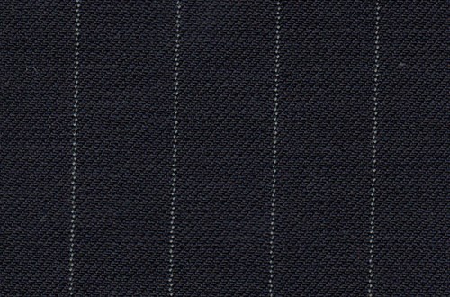 Dark Navy with white pin stripe
