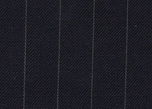 Dark Navy with white pin stripe