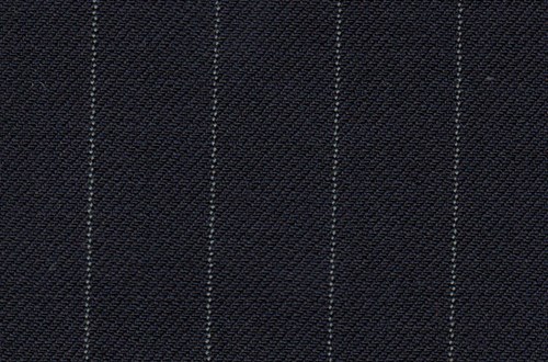 Dark Navy with white pin stripe