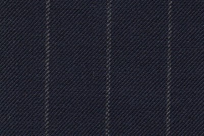 Navy with Ivory Chalk Stripe