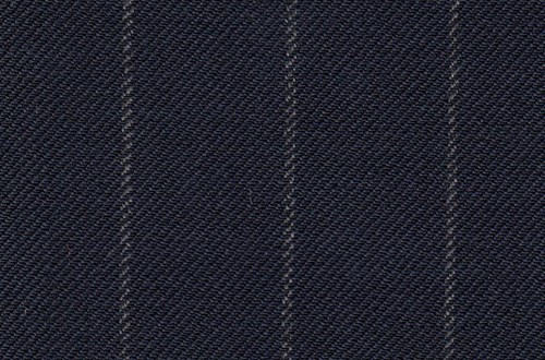 Navy with Ivory Chalk Stripe