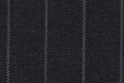 Dark Grey with Ivory Chalk Stripe