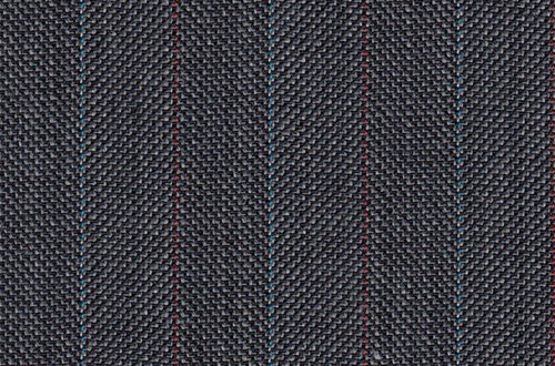 Grey with Blue & Burgundy pin stripes