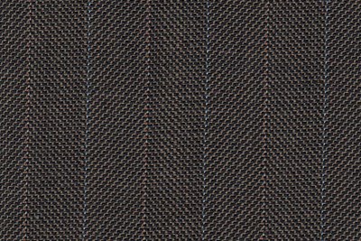 Brown with Blue & Tan pin stripes