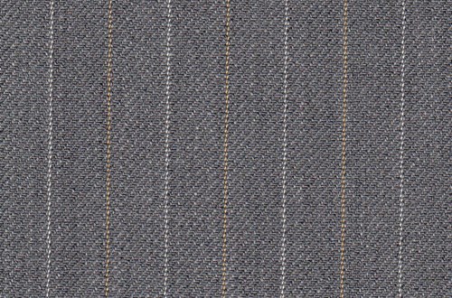 Light Grey with Gold & White pin stripes