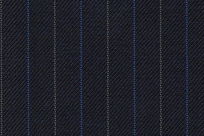 Navy with Electric blue & white pin stripes