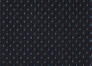 Black with Blue/White pindot
