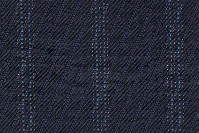 French Navy Rhadame Twill with Blue Stripe