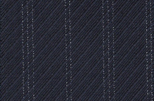 Navy Rhadame Twill with white stripe