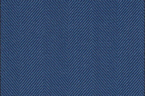 Mid Blue Herringbone