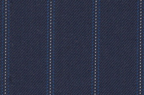 Navy with White & Blue Stripe