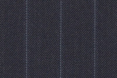 Dark Grey with White & Blue Stripe
