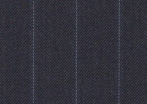 Dark Grey with White & Blue Stripe
