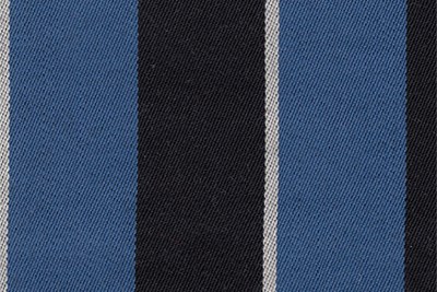 Blue/Black/White Stripe