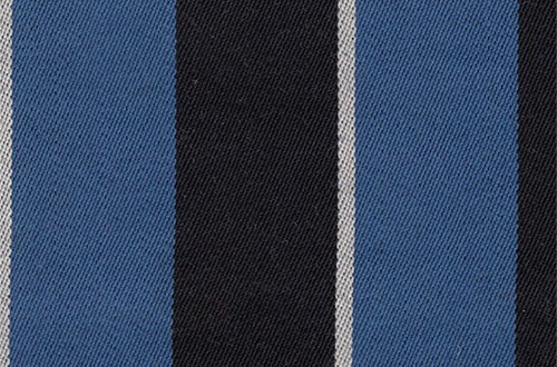Blue/Black/White Stripe