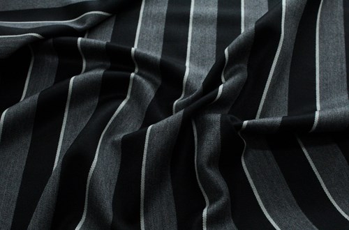 Grey/Black/White Stripe