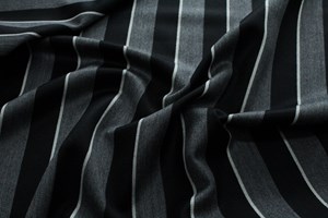 Grey/Black/White Stripe