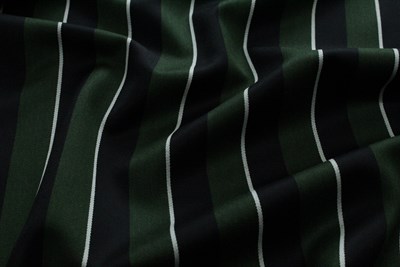 Green/Navy/White Stripe