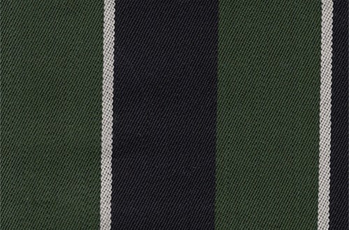Green/Navy/White Stripe