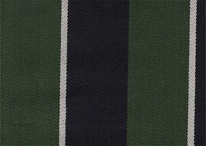 Green/Navy/White Stripe