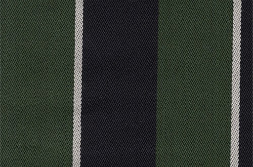 Green/Navy/White Stripe