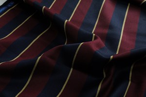 Navy/Burgundy/Gold Stripe
