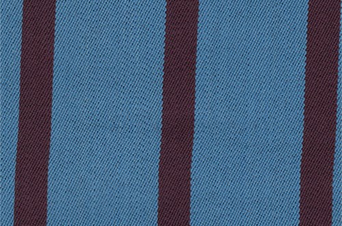 Light blue / Burgundy Stripe