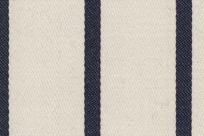 Off White / Navy Stripe