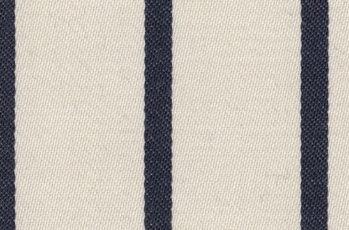 Off White / Navy Stripe