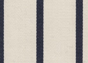 Off White / Navy Stripe