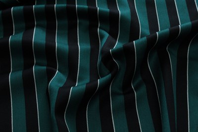 Green/Black/White Stripe