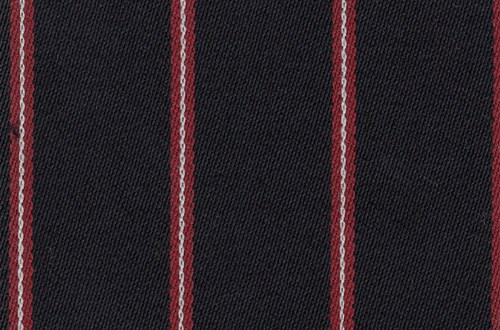 Black/Red/White Stripe
