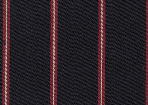 Black/Red/White Stripe