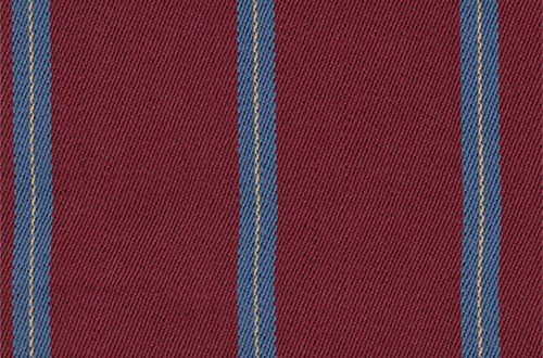 Burgundy/Sky Blue/Gold Stripe