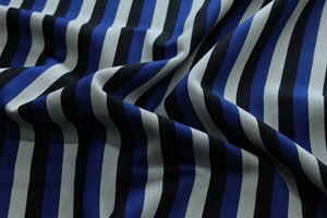 Blue/Black/White Stripe
