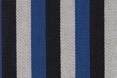 Blue/Black/White Stripe