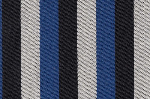 Blue/Black/White Stripe