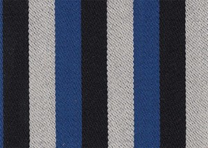 Blue/Black/White Stripe