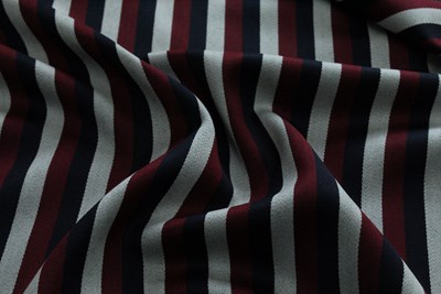 Burgundy/Navy/White Stripe
